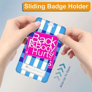 Custom Personalized Gifts Fashion Metal Health Custom Retractable Pull Badge Reels with Badge Holder - Product Image 3