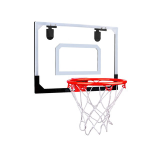 Mini Canestro da Basket da Interno da Appendere alla Porta o alla Parete, Set con Accessori Completi, Giocattolo per Bambini - Product Image 1