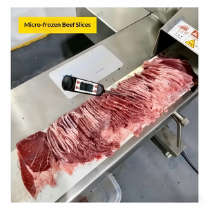 Machine à trancher automatique à bon <span class=keywords><strong>prix</strong></span> pour viande fraîche et surgelée (bœuf, mouton, <span class=keywords><strong>porc</strong></span>, agneau), saucisses et bacon - Product Image 5