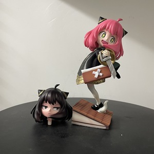 Figura de Anime de 18cm, Anya Forger, Cosplay, Levi, figuras de acción, estatua de PVC, modelo de colección - Product Image 4