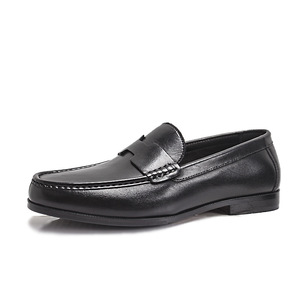 Zapatos de frijol informales de negocios para <span class=keywords><strong>hombre</strong></span> de marca de moda de estación europea, <span class=keywords><strong>mocasines</strong></span> de cuero ligeros y cómodos sin cordones, sólidos para - Product Image 6