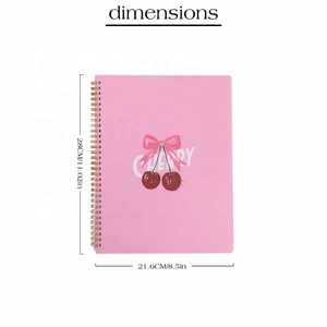 Agenda/Organisateur hebdomadaire/mensuel Hongbo, nouvelle version, 6 couleurs, spirale, feuilles mobiles, 8,5 x 11 pouces, esthétique et portable. - Product Image 6