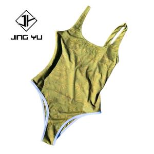 Maillot de bain une pièce pour femme, imprimé hawaïen, de haute qualité, fabriqué par le fabricant, en polyester recyclé personnalisé - Product Image 4