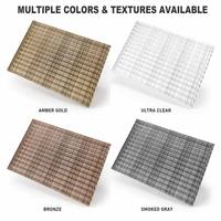 Panneau de verre tissé laminé trempé sur mesure, sécurité, intimité, diffusion de la lumière décorative pour cloison intérieure