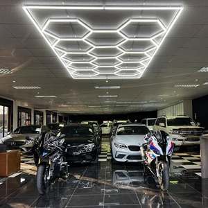 Taller <span class=keywords><strong>de</strong></span> automóviles directo <span class=keywords><strong>de</strong></span> fábrica que detalla la iluminación <span class=keywords><strong>de</strong></span> barberí<span class=keywords><strong>a</strong></span> <span class=keywords><strong>DE</strong></span> TRABAJO <span class=keywords><strong>DE</strong></span> hexagrid <span class=keywords><strong>de</strong></span> luz Led <span class=keywords><strong>de</strong></span> garaje - Product Image 6