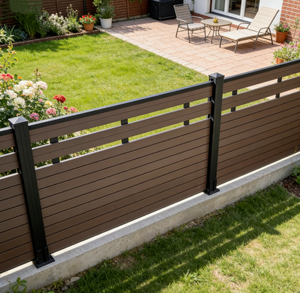 Valla Ecológica para Caballos de Plástico WPC Compuesto, Resistente a los Rayos UV, para Exteriores, de 4.5 pies, con Certificación de Modelado 3D - Product Image 2