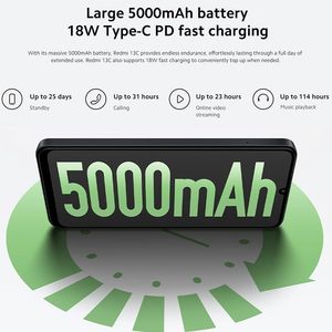 Prezzo di fabbrica <span class=keywords><strong>Xiaomi</strong></span> Redmi 13C GLOBAL 5G telefoni cellulari originali 4/6/8 <span class=keywords><strong>GB</strong></span> <span class=keywords><strong>128</strong></span>/256 <span class=keywords><strong>GB</strong></span> telefoni cellulari 5G Smartphone - Product Image 4