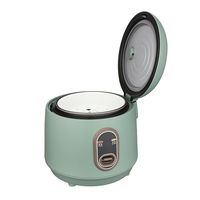 Mini cuiseur à riz Portable cuiseur à riz électrique Mini bureau appareils de cuisine antiadhésif Pot intérieur cylindre en plastique 220 50HZ