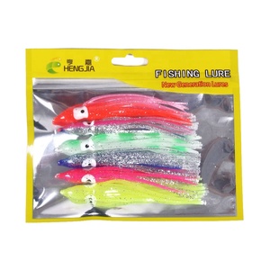 4 pollici Octopus Squid Gonna <span class=keywords><strong>Esche</strong></span> Esca Acqua Salata <span class=keywords><strong>Esche</strong></span> Da Pesca Soft - Product Image 5