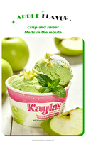 Nouveau style 2026, coupes à glace de qualité alimentaire très vendues avec couvercles, impression de logo personnalisée disponible