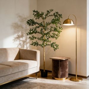 Popular Árbol de Olivo Negro Artificial Desmontable de 7' Shady Lady, Decoración Moderna para el Hogar, Árboles de Olivo Negro Artificiales Altamente Realistas - Product Image 1