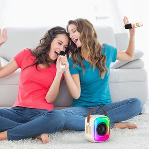 ONIKUMA L7 Portable Mini Karaoke Audio Kit Upgraded Large Volume RGB LightingDual Microphones <b>Wireless</b> Speakers - Product Image 6