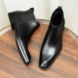 Chaussures à lacets pour hommes en cuir véritable de haute qualité, personnalisées, élégantes, tendance, décontractées, confortables, douces, nouvelle marque - Product Image 4