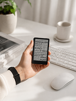 XTEINK X3 Layar E-Ink Epaper 3.7" yang Dapat Disesuaikan, Pembaca Ebook dengan Wi-Fi, Mendukung PDF/MOBI/EPUB/TXT, Multibahasa