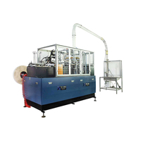 Machine à sceller manuelle 90-110 pcs/min Machine à sceller les gobelets en papier pour couvercle de thé de Dubaï Machine de fabrication de gobelets en papier