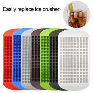 Minicubitos de hielo cuadrados de silicona, bandeja de grado alimenticio, molde para fruta, Bar, fiesta, pudín, herramienta, accesorios de cocina, 160 cuadrículas, 1cm - Product Image 3