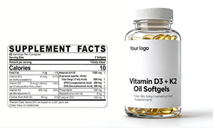 Kapsul Lunak Minyak Krill OEM Plus <span class=keywords><strong>Vitamin</strong></span> B12, D3, K2 & CoQ10 Omega 3 EPA, DHA Suplemen Mendukung Sistem Kekebalan Tubuh & Kesehatan Otak - Product Image 2