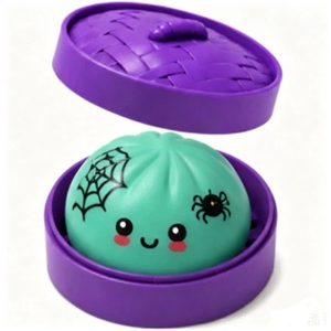 Jouet Squishy Amusant en Forme de Citrouille d'Halloween - Formes Étranges, Doux, Non Collant, Rebond Lent - Product Image 2