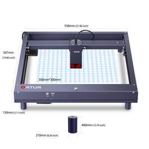 Máquina de Grabado Láser <span class=keywords><strong>Ortur</strong></span> Laser <span class=keywords><strong>Master</strong></span> H10 20000mW Clase 4 con Asistencia de Aire de 40L, <span class=keywords><strong>2</strong></span> Cabezales, Velocidad de 20000mm/min, Control Android/iOS - Product Image 2