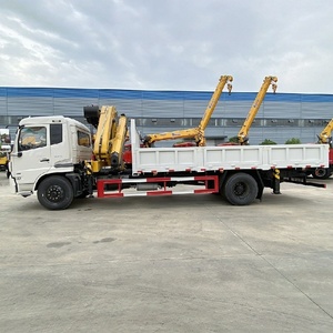 รถบรรทุกติดเครน Dongfeng 8 ตัน แบบแขนพับไฮดรอลิก 4x2 ขายส่ง - Product Image 5