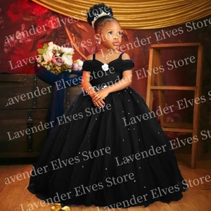 <span class=keywords><strong>Vestidos</strong></span> de niña de las flores <span class=keywords><strong>azul</strong></span> real estilo princesa <span class=keywords><strong>para</strong></span> boda, personalizados con cuentas y tul, vestido de gala <span class=keywords><strong>para</strong></span> <span class=keywords><strong>niñas</strong></span> pequeñas, ropa formal infantil - Product Image 2