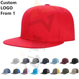 Wholesale Custom Metal Logo Strap Back <b>Mens</b> for Sale Vintage Baseball <b>Cap</b> <b>Flat</b> Brim Strapback Hip Hop Sport Hat Embroidery - Product Image 1