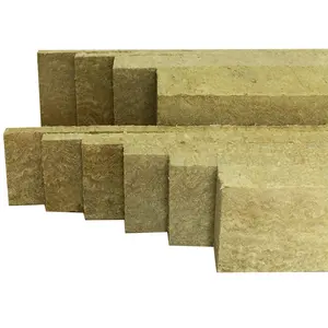 sound absorption of mineral wool rock wool acoustic floor insulation supplier 80kg density rock wool 50mm thickness