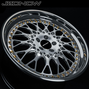 JZCNCW Juego de 3 Ruedas Forjadas de Perfil Profundo 5x112 5x114.3 5x120mm para W211 FK2 FK8 FL5 GXPA16 GZEA14 AP2, Ruedas para Automóviles de Pasajeros - Product Image 5