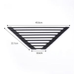 Escurridor de Platos Triangular para Fregadero, Escurridor Plegable Negro para Fregadero de Cocina - Product Image 3
