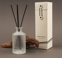 Diffuseur à bâtonnets en verre 180 ml, parfum longue durée, sans phtalates, écologique, pour maison, chambre et mariage - Vente en gros usine, produit phare