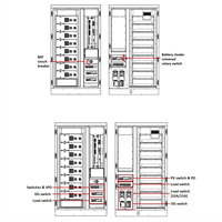 Batterie solaire 25kW 40kWh pour le stockage de l'énergie domestique pour les régions éloignées du Moyen-Orient Accès au générateur diesel VSG Microgrid Offgrid