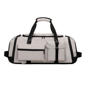 Custom Logo Foldable Polyester Ultra Large Capacity <b>Heavy</b> <b>Duty</b> Dry Wet Waterproof Front Pocket Yoga Gym Duffel Backpack - Product Image 2