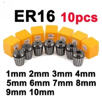 Collet à ressort ER de qualité AA, précision 0,008 mm, en acier à ressort 65Mn, ER16 ER20 ER25 ER32, pour porte-outil de tour et de fraisage CNC