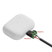 Adaptateur USB-C Femelle vers Bornier 2 Broches 5V 3A, Connecteur de Charge Sans Soudure pour Réparation et Remplacement DIY