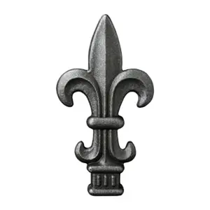 HOT Ornamental Fence Top Rail Spearhead Cast Iron Spears Forged Steel Barb Wrought Iron Spear Point for Casting Services