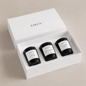 AIKUN - Juego de Velas Aromáticas de Cera de Soya con Fragancia Personalizada, para el Hogar, Ambiente Relajante, Regalo para Eventos Corporativos - Product Image 3
