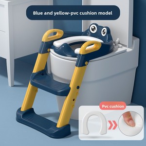 Escalera Auxiliar <span class=keywords><strong>de</strong></span> Plástico para Inodoro con Diseño <span class=keywords><strong>de</strong></span> Dibujos Animados, Anillo <span class=keywords><strong>de</strong></span> Seguridad para Inodoro Infantil, <span class=keywords><strong>Asiento</strong></span> Plegable para Bebés con Cojín <span class=keywords><strong>de</strong></span> PU/PVC - Product Image 6