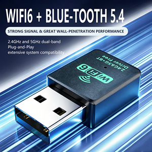 IFA02 AX1800 Free Drive BT5.3 Adaptador USB Wifi6 de doble banda 2,4G 5,8G de alta ganancia para ordenador portátil y de escritorio - Product Image 5