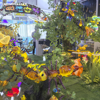 Momovalley Papillons Bioniques LED Dynamiques Étanche à Effet Spectaculaire pour Décoration Extérieure Jardin Noël