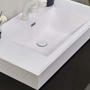 YALIG Modern Furniture Hanging Integrated Toilet Dresser Luxury Sink <b>Bathroom</b> Cabinet - Product Image 4