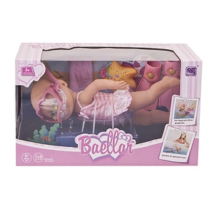Poupée de natation de 13 pouces la mieux notée avec fonction de plongée-Conception réaliste et étanche pour le bain des enfants - Product Image 1