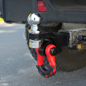 Top accessoires de remorquage forgés robustes 4x4 <span class=keywords><strong>attelage</strong></span> de récupération remorque arc manille point de récupération récepteur d'<span class=keywords><strong>attelage</strong></span> avec <span class=keywords><strong>anneau</strong></span> en D - Product Image 2