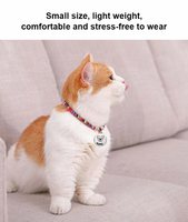Localizador antipérdida de rastreador de mascotas para perros y gatos, interruptor de control de aplicaciones compatible con dispositivos Apple