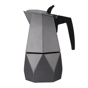 Cafetera <span class=keywords><strong>Moka</strong></span> Italiana de Aluminio para Cocina, 4 Tazas, Cafetera Espresso, Marca Everich, Gran Venta - Product Image 3