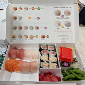 Lokyo ภาชนะบรรจุอาหารกระดาษคราฟท์กล่องใส่อาหาร<span class=keywords><strong>ซูชิ</strong></span>แบบใช้แล้วทิ้งพร้อมปั๊มกระดาษเคลือบสำหรับบรรจุอาหาร - Product Image 4