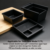 Boîte de rangement centrale pour le nouveau Model Y Juniper 3 Highland, organiseur de console centrale