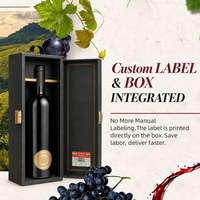 Boîte en carton personnalisée pour brandy avec étiquettes anti-contrefaçon pour whisky et bière, emballage de spiritueux de luxe, impression offset, sceau QR, OEM