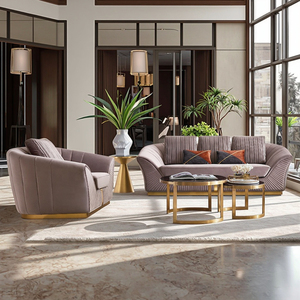 Muebles modernos para el hogar, diseño de estilo europeo, ligeros, de lujo, para sala de estar, 1, 2 y 3 asientos, conjunto de sofás con diseños - Product Image 1