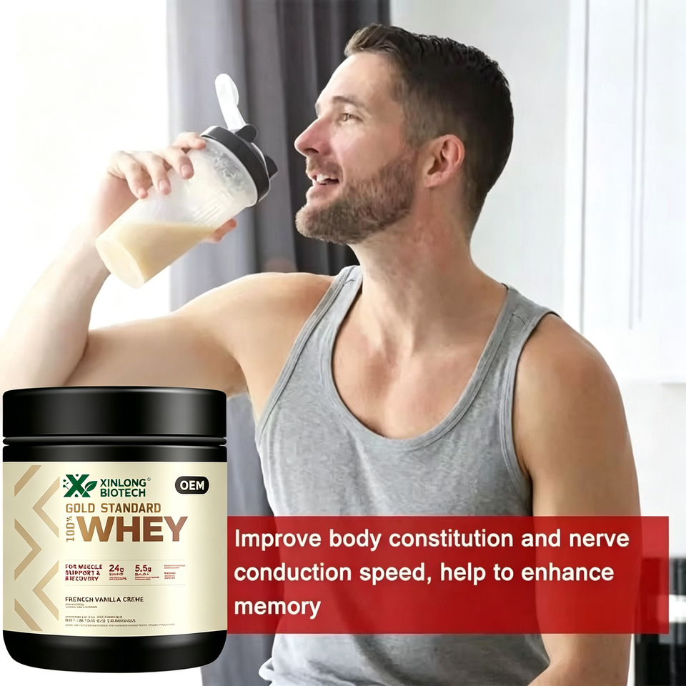 Protien Pill Whey Protein Drink Mix Powder French Vanilla Creme Flavor Gluten Free ...
