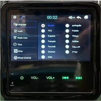 Pengiriman Gratis Sistem Audio Stereo Tahan Air Marine B Tooth untuk UTV (Kendaraan Segala Medan) Perahu Penerima FM/AM Otomatis